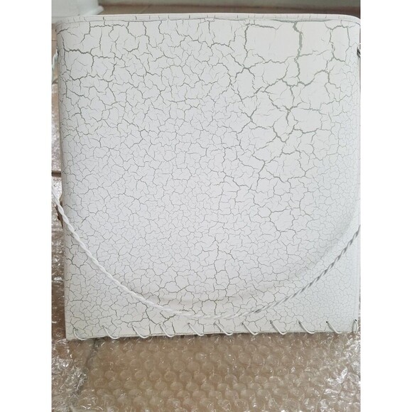 Home Interior hanging Welcome decorative container, antiqued white - Picture 2 of 3